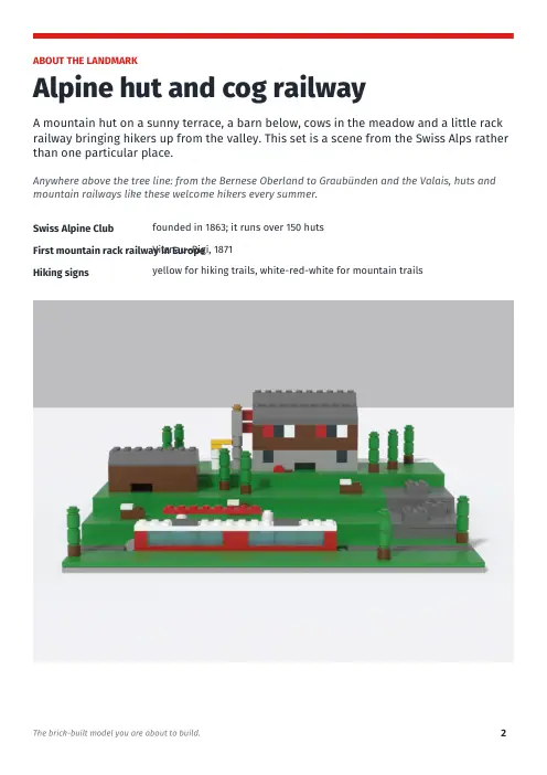 Booklet page 2: About the landmark