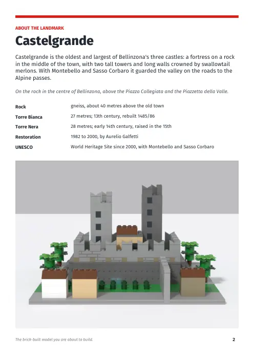 Booklet page 2: About the landmark