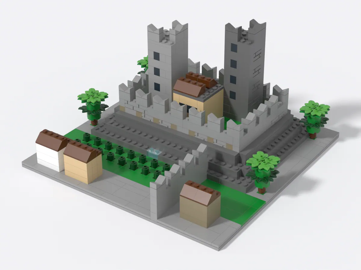 Castelgrande model, front right