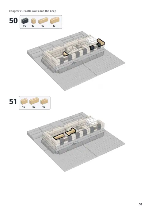 Booklet page 33: Build steps