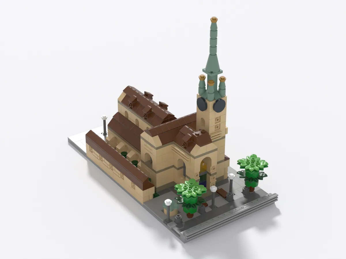 Fraumünster model, back right