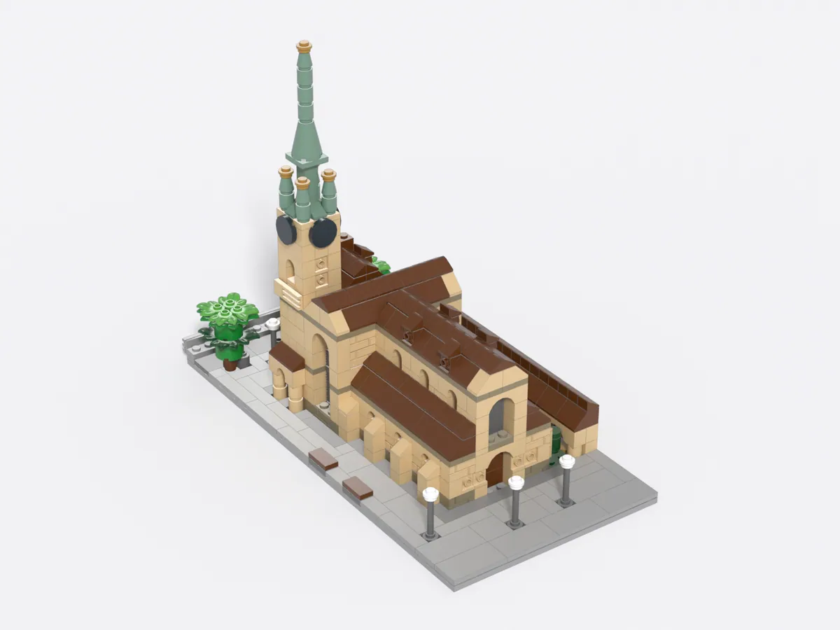 Fraumünster model, front left
