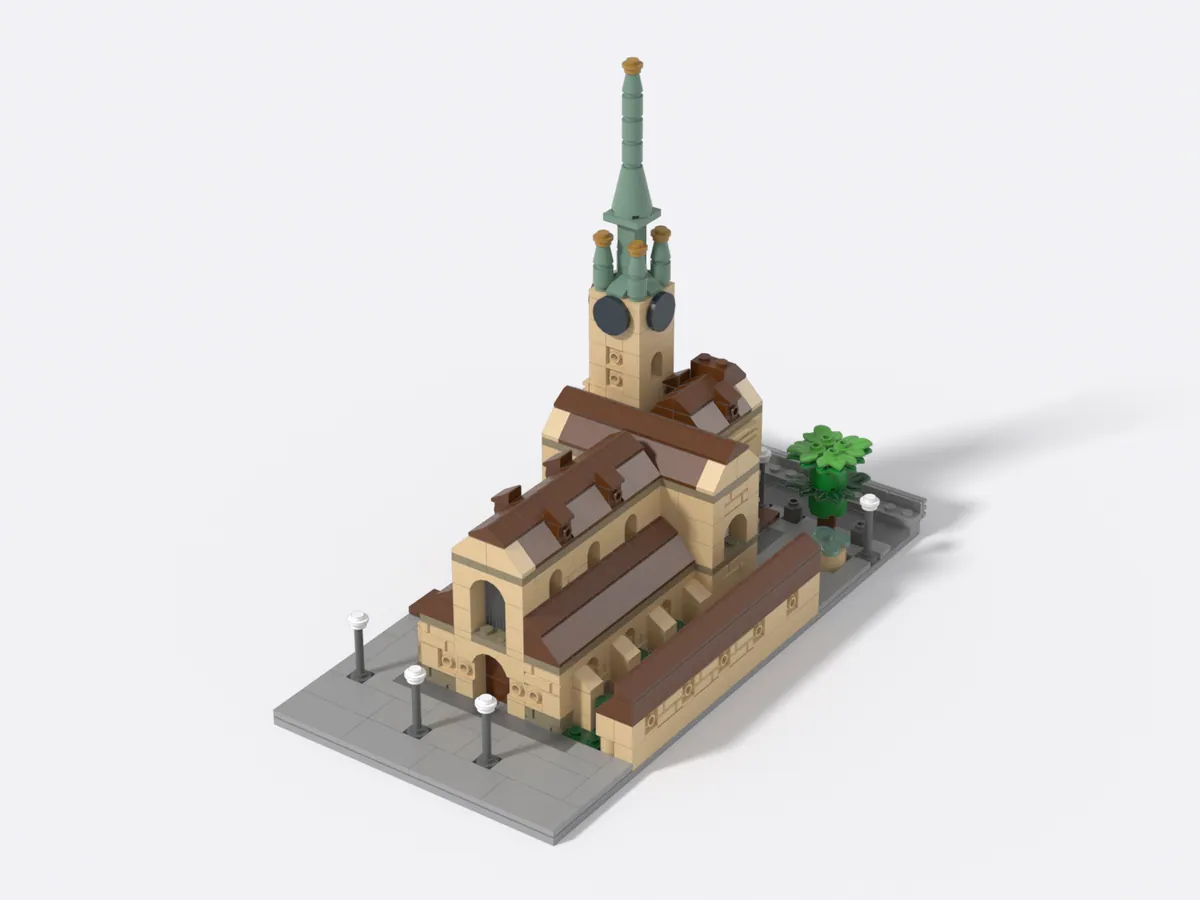 Fraumünster model, front right