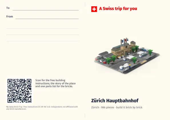Gift card for Zürich Hauptbahnhof