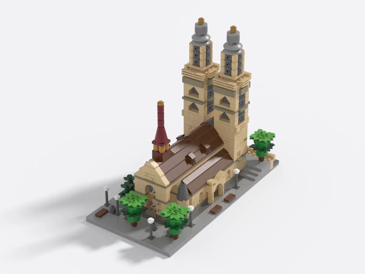 Grossmünster model, back left