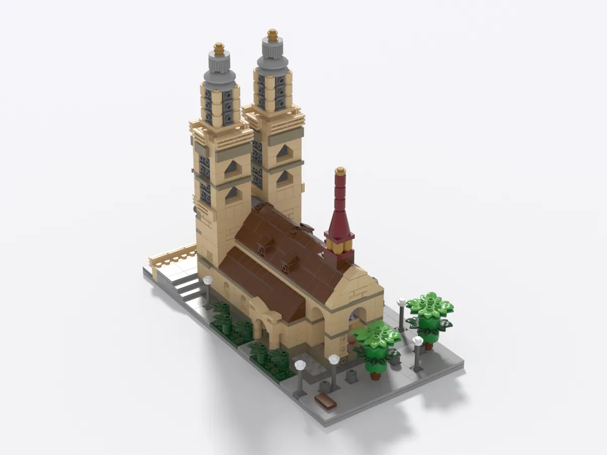 Grossmünster model, back right