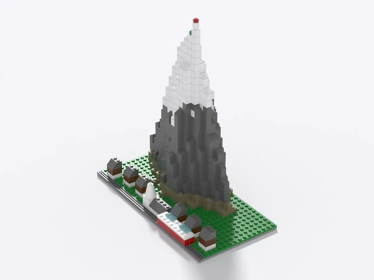 Matterhorn model, back right
