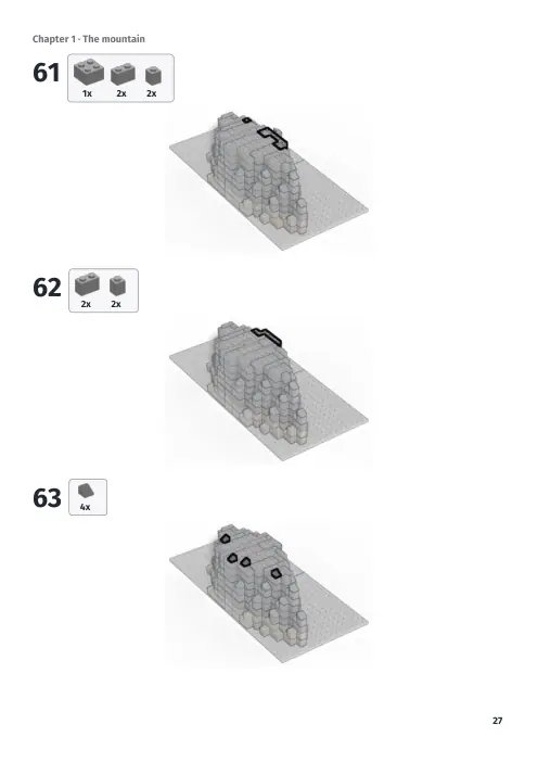 Booklet page 27: Build steps