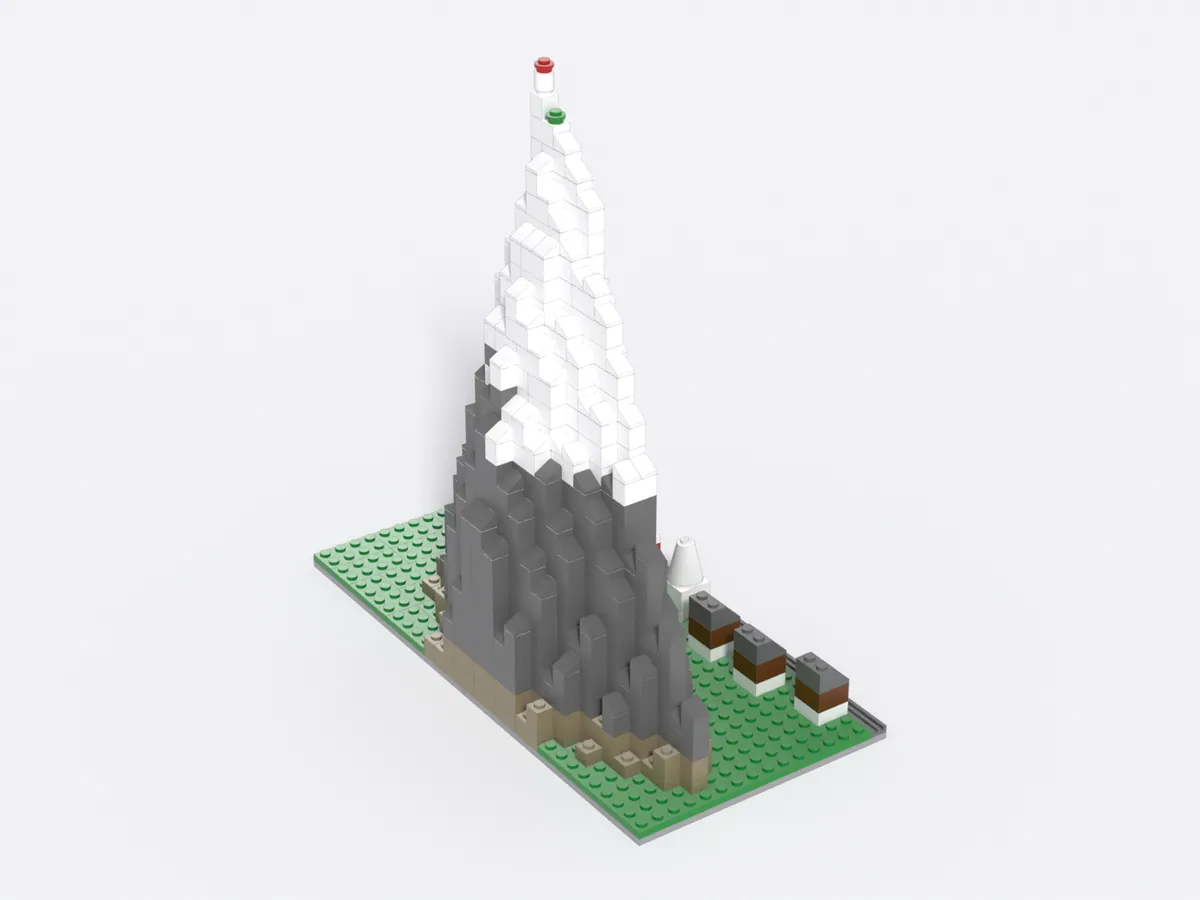 Matterhorn model, front left