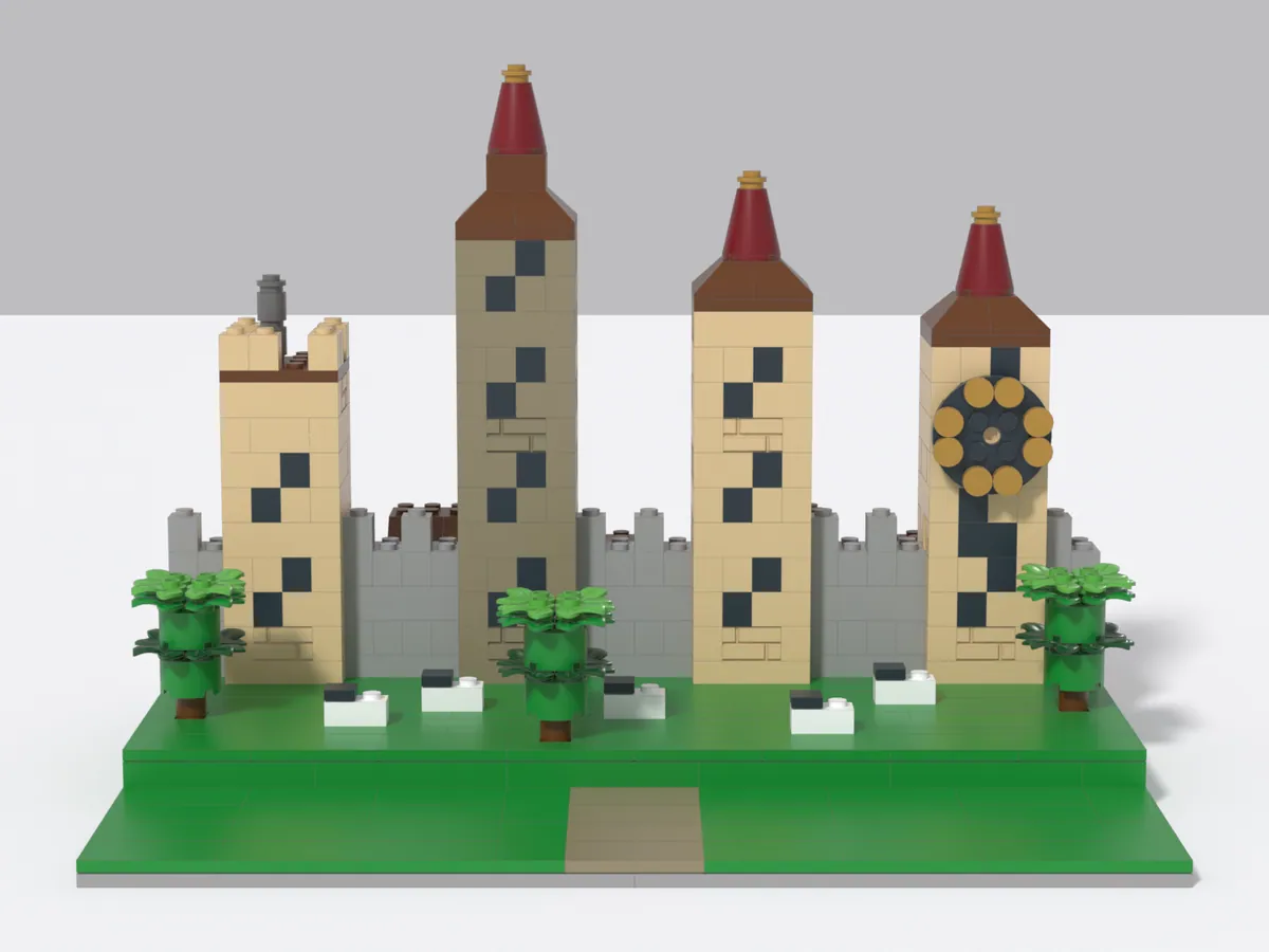 Museggmauer model, front