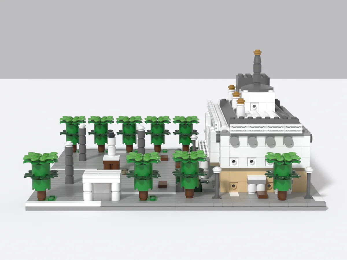 Opernhaus model, front