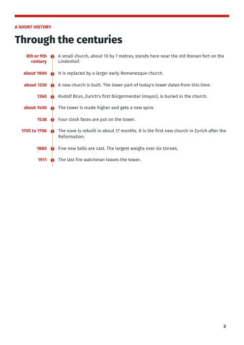 Booklet page 3: A short history