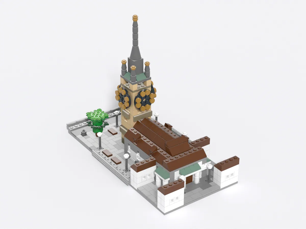 St. Peter model, front left