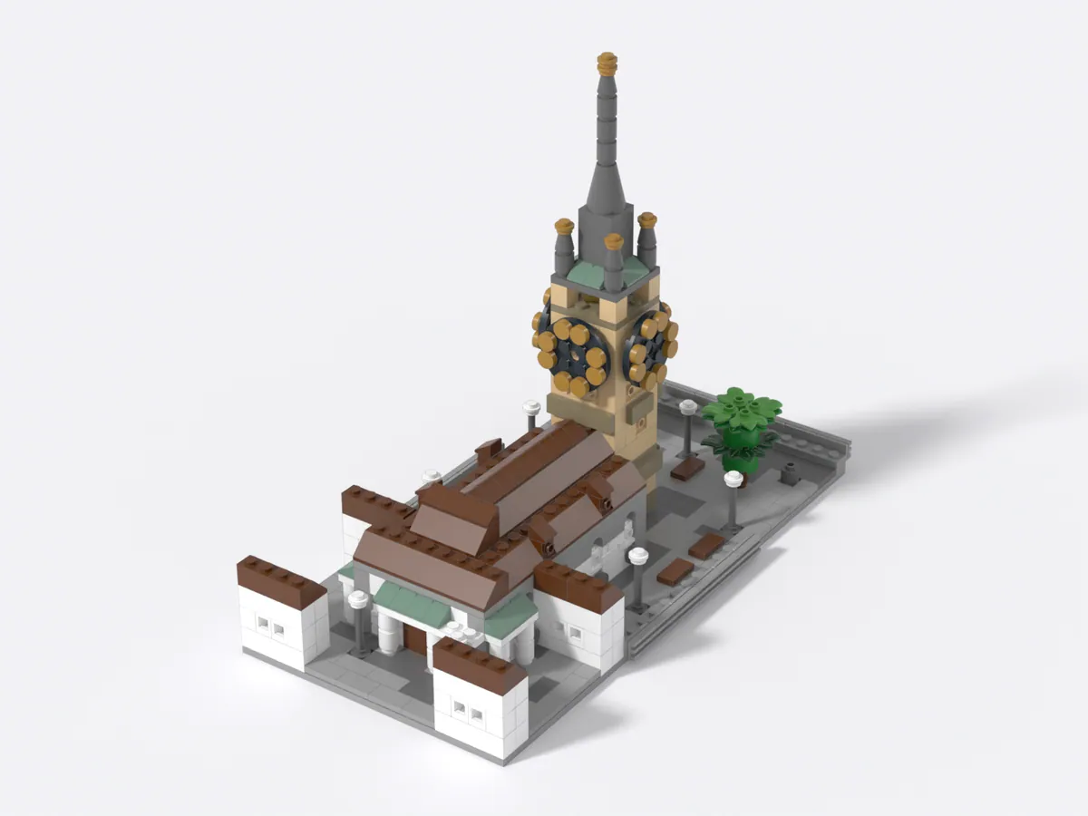 St. Peter model, front right