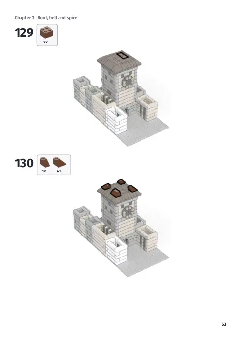 Booklet page 63: Build steps